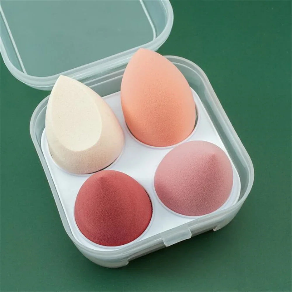 4 Or 8 Pieces Makeup Sponges Blender Beauty Egg Cosmetic Puff Foundation Sponges