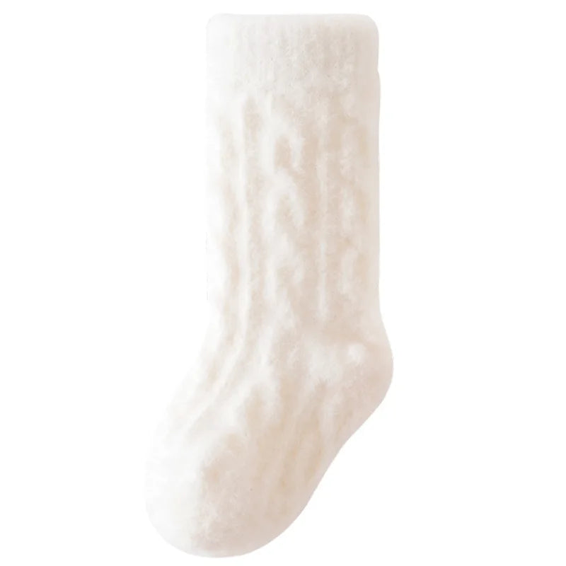 Warm Winter Baby Socks Ages 1 To 3 Years Unisex Acrylic Casual