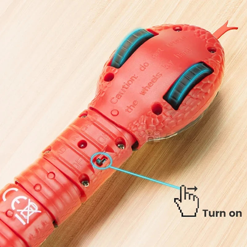 Automatic Cat Tease Toy USB Charging Snake Cat Toy For Pets