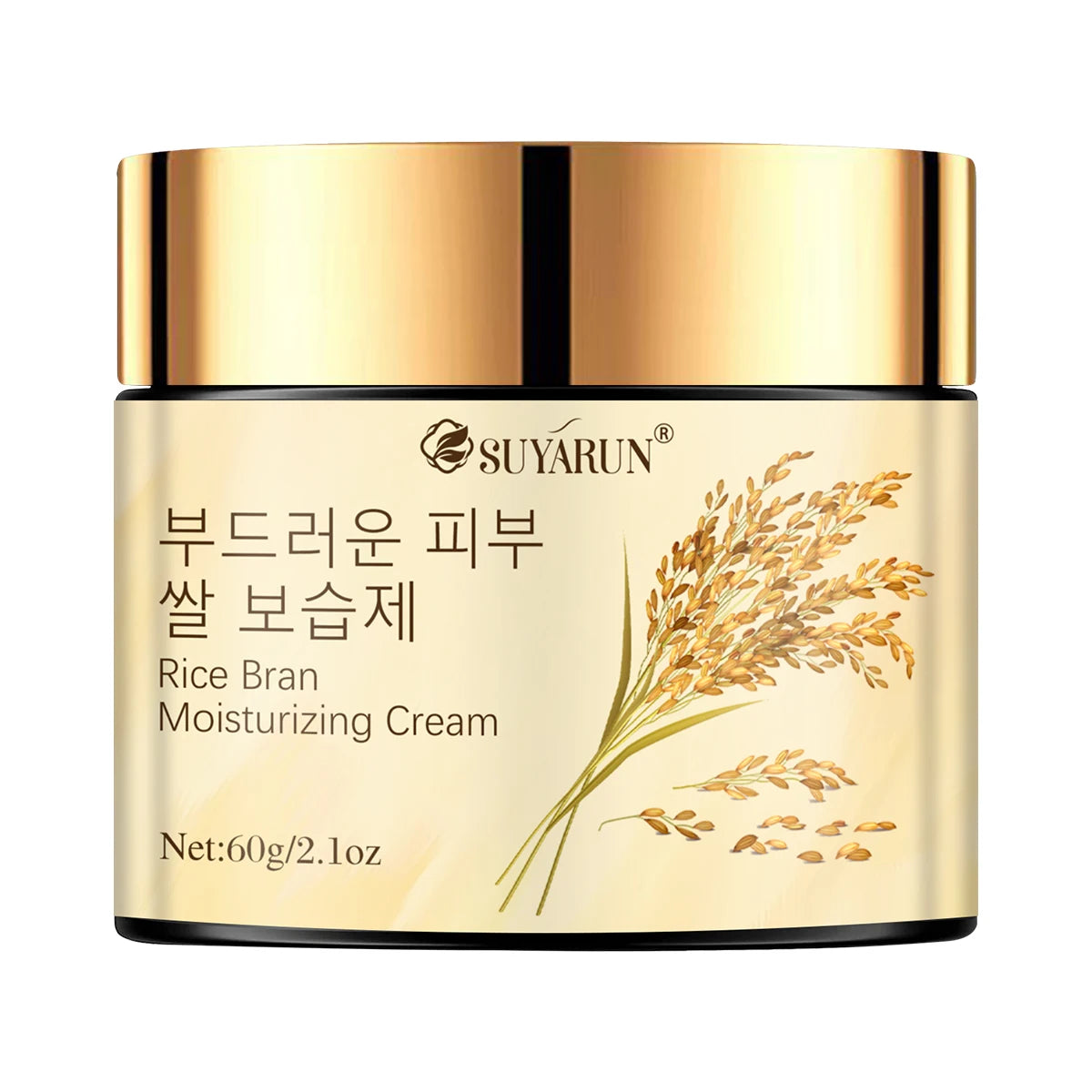 SUYARUN Korean Rice Extract Hydrating Face Cream 24H Moisture For All Skin Types