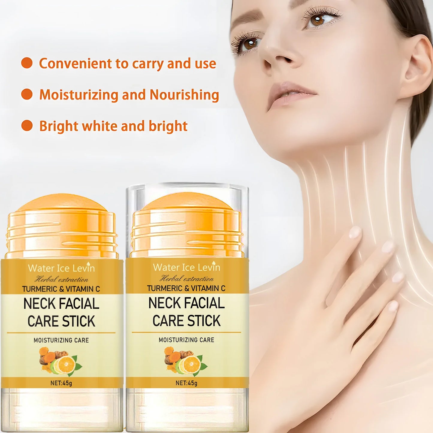 Turmeric And Vitamin C Neck Care For Wrinkles Lift And Whitening Double Chin