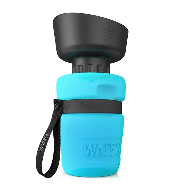 Portable Dog Water Bottle With Foldable Travel Bowl BPA Free For Pets