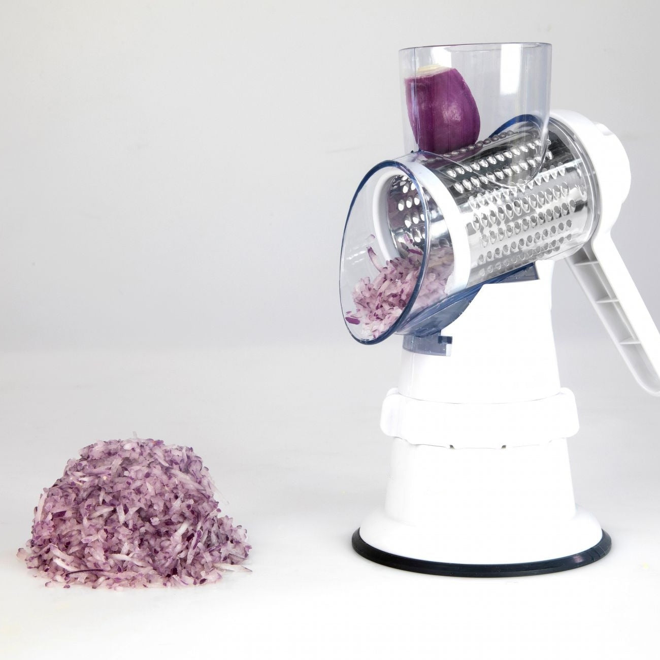 A&J 3-in-1 Roller Vegetable Slicer, Grater & Mandoline Cutter