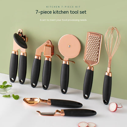 Copper Plating Kitchen Peeler Gadget Set For Household Use