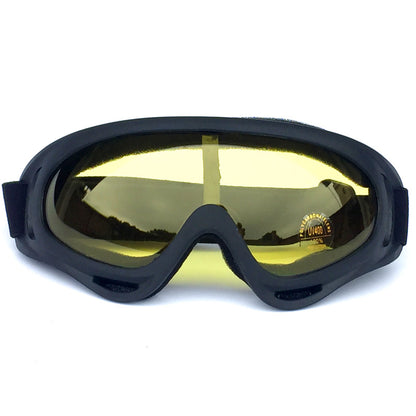 Unisex Windproof Sand Goggles For Tactical Skiing Polycarbonate Frame