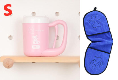 Paw Washer Cup – 360° Pet Paw Cleaning Tool with Soft Silicone Brush