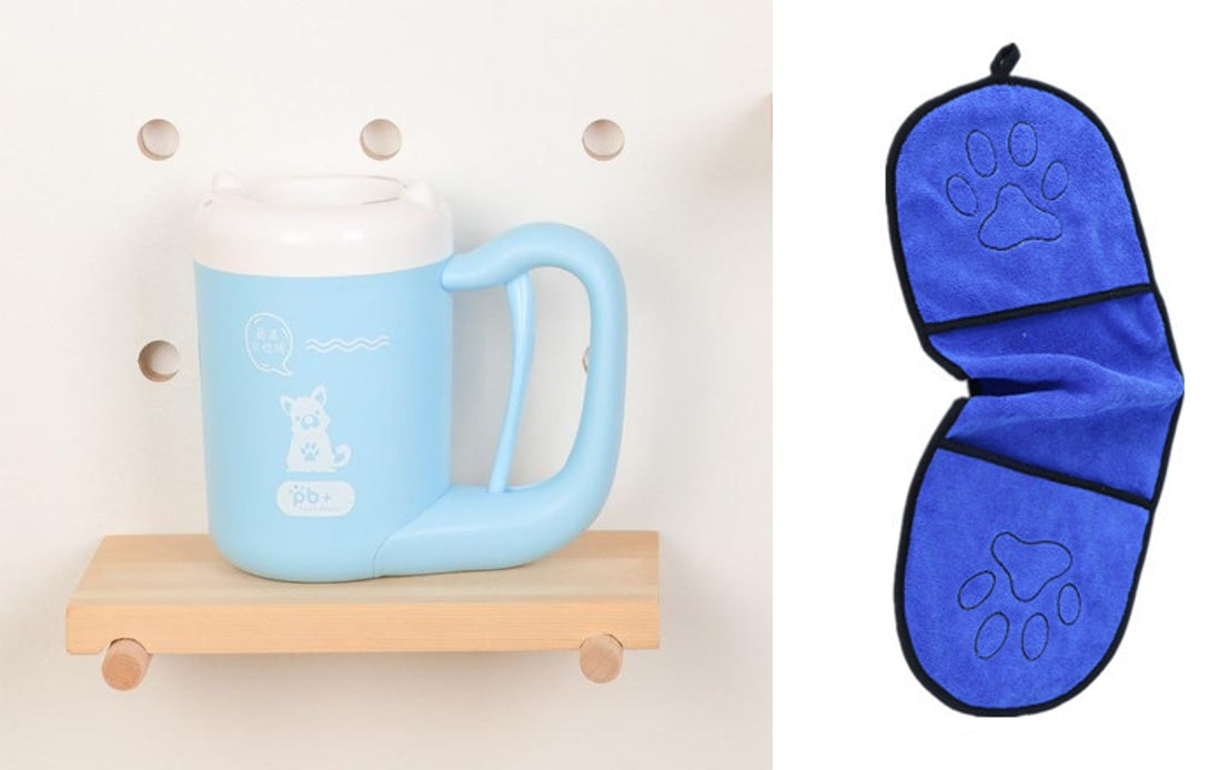 Paw Washer Cup – 360° Pet Paw Cleaning Tool with Soft Silicone Brush