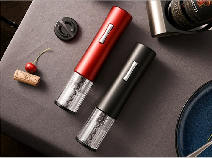 Electric Wine Opener Corkscrew Foil Cutter Set Automatic Bottle Opener