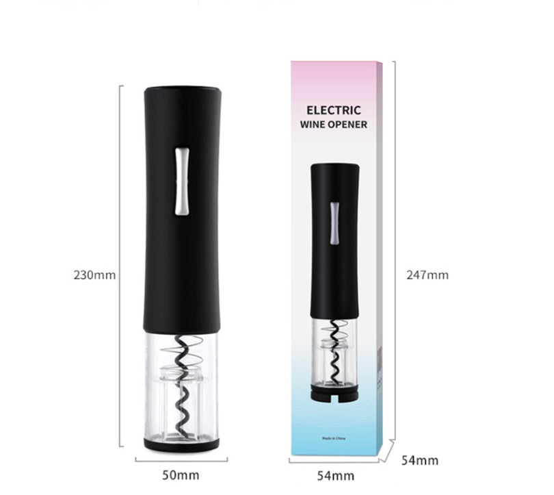 Electric Wine Opener Corkscrew Foil Cutter Set Automatic Bottle Opener