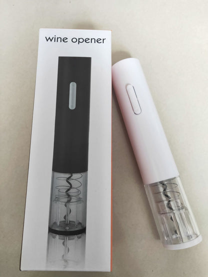 Electric Wine Opener Kit With Foil Cutter Automatic Corkscrew