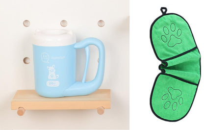 Paw Washer Cup – 360° Pet Paw Cleaning Tool with Soft Silicone Brush