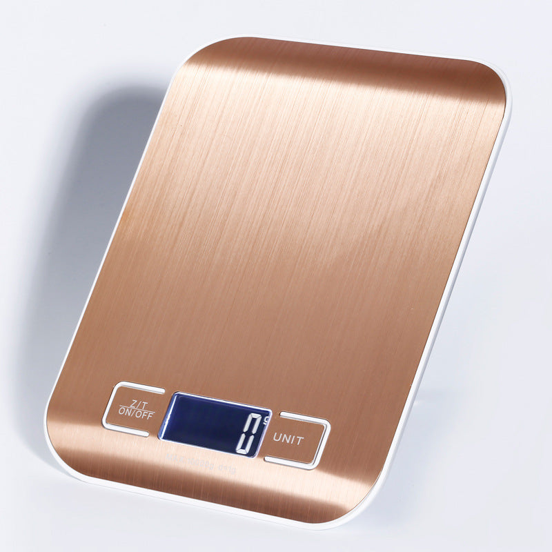 Stainless Steel Kitchen Scale With Flat Small Platform 3kg 5kg 10kg