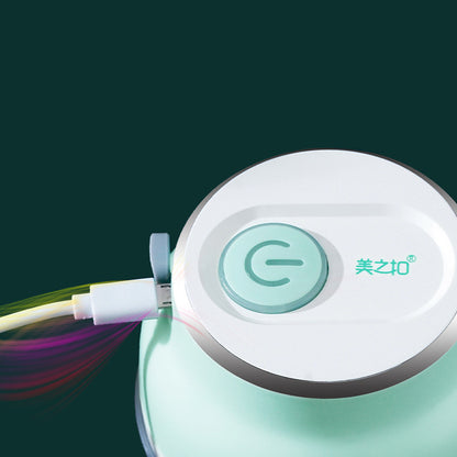 Portable Electric Garlic Cutter and Mini Food Chopper with Transparent Cup