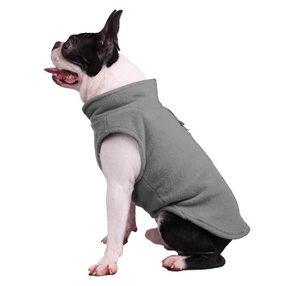 Polar Fleece Pet Sweater For Dogs And Cats Multiple Colors XL