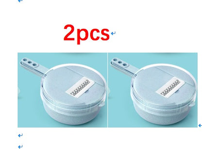 8 In 1 Mandoline Slicer Vegetable Cutter With Grater And Strainer