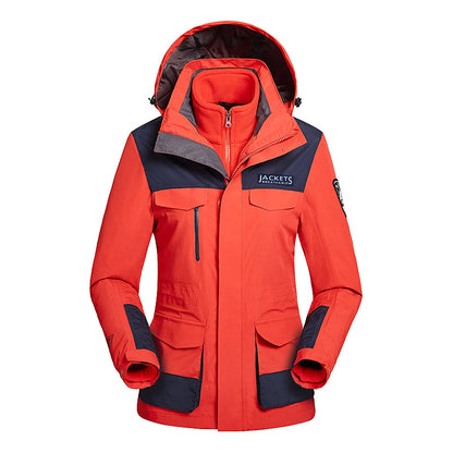 Winter Men's Ski Jacket Waterproof Windproof Breathable Softshell Jacket