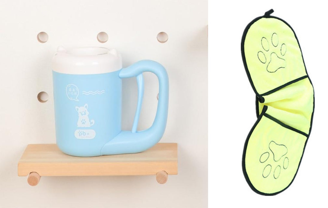 Paw Washer Cup – 360° Pet Paw Cleaning Tool with Soft Silicone Brush