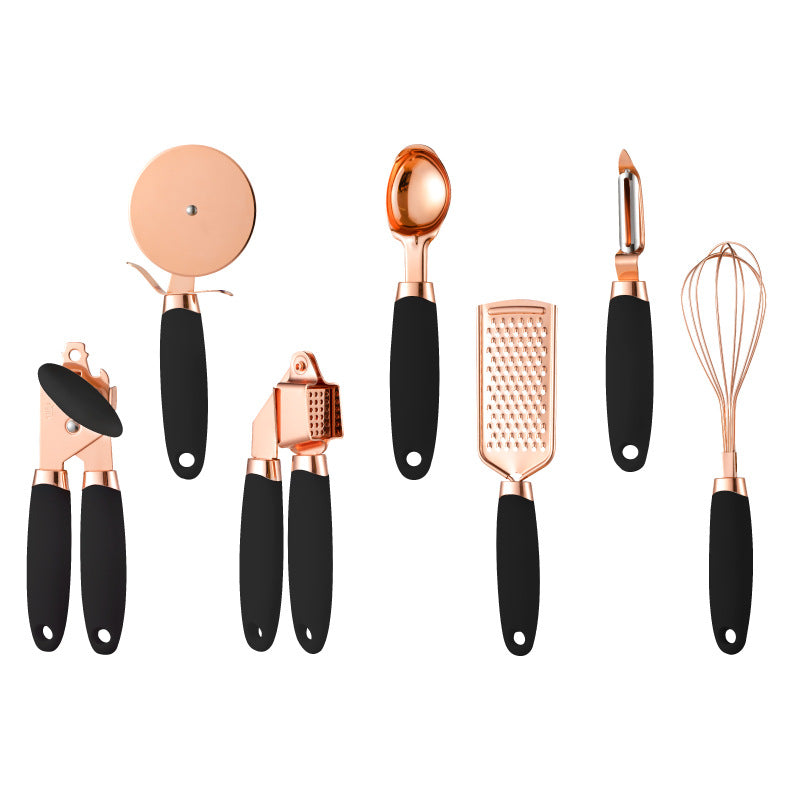 Copper Plating Kitchen Peeler Gadget Set For Household Use