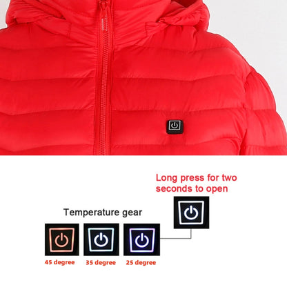 Men’s USB Heated Jacket – Electric Thermal Coat with 3 Heat Levels, Lightweight Windproof Winter Wea