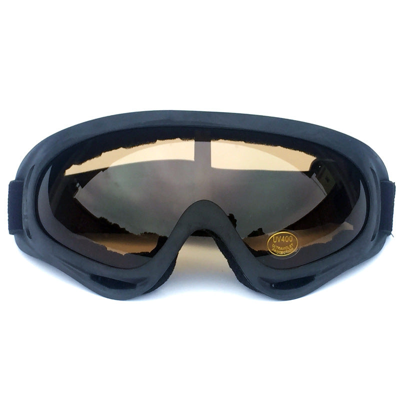 Unisex Windproof Sand Goggles For Tactical Skiing Polycarbonate Frame