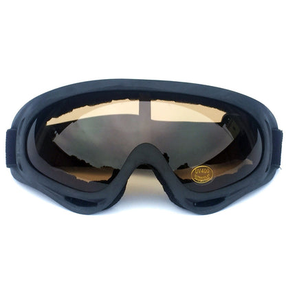 Unisex Windproof Sand Goggles For Tactical Skiing Polycarbonate Frame