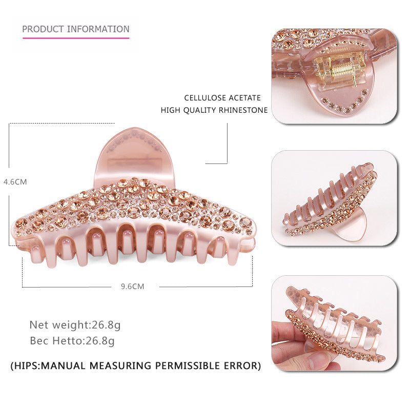 European American Luxury Diamond Hair Headdress Full Diamond