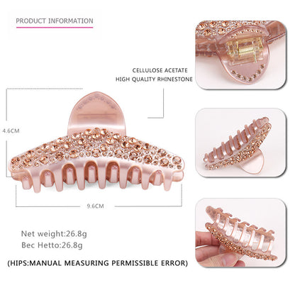 European American Luxury Diamond Hair Headdress Full Diamond