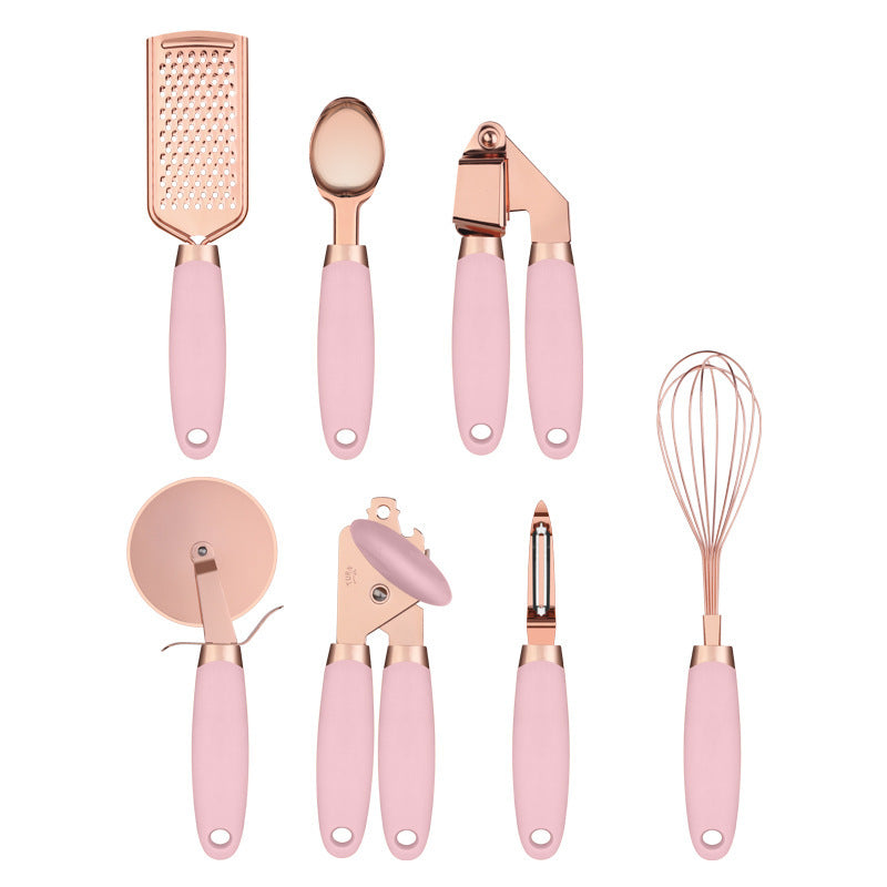 Copper Plating Kitchen Peeler Gadget Set For Household Use