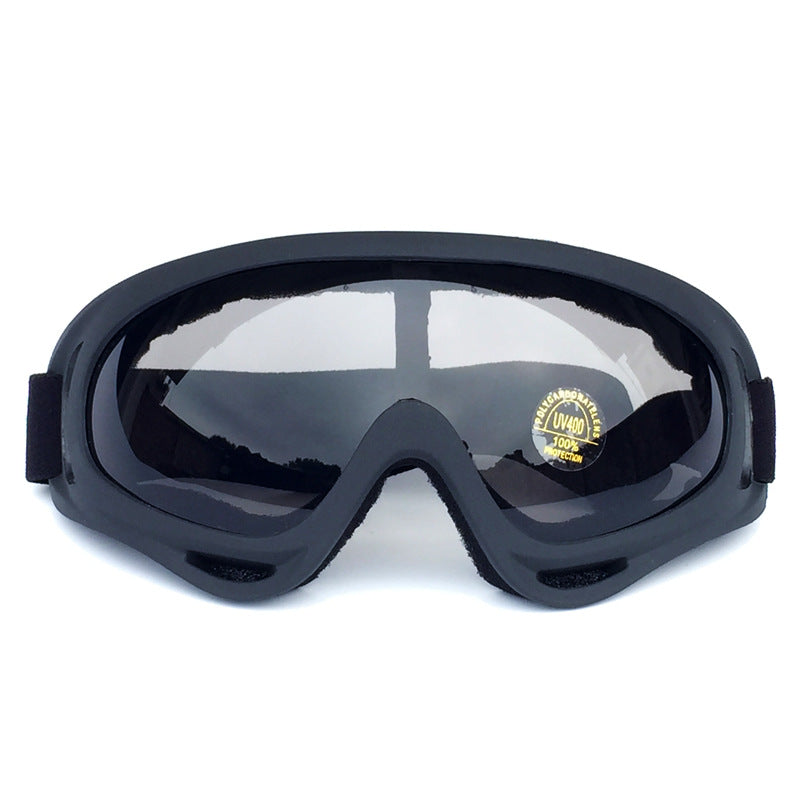 Unisex Windproof Sand Goggles For Tactical Skiing Polycarbonate Frame