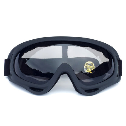 Unisex Windproof Sand Goggles For Tactical Skiing Polycarbonate Frame