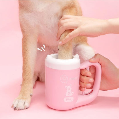 Paw Washer Cup – 360° Pet Paw Cleaning Tool with Soft Silicone Brush
