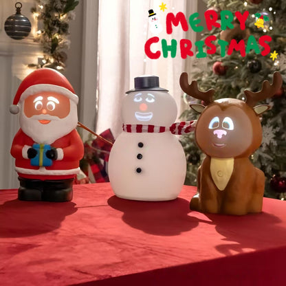 Talking Animated Snowman With Light Up Eyes And Voice Christmas Decoration