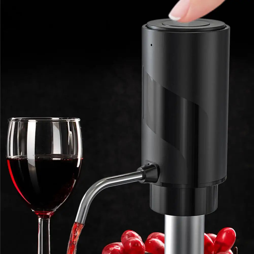 Electric Wine Aerator And Decanter Pump With One Touch Operation Gift Idea
