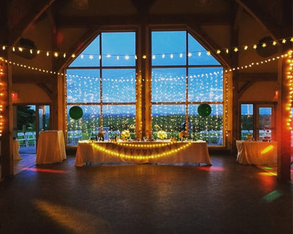 Christmas LED Curtain Lights 3x3m 304 LEDs 16 Strips For Weddings