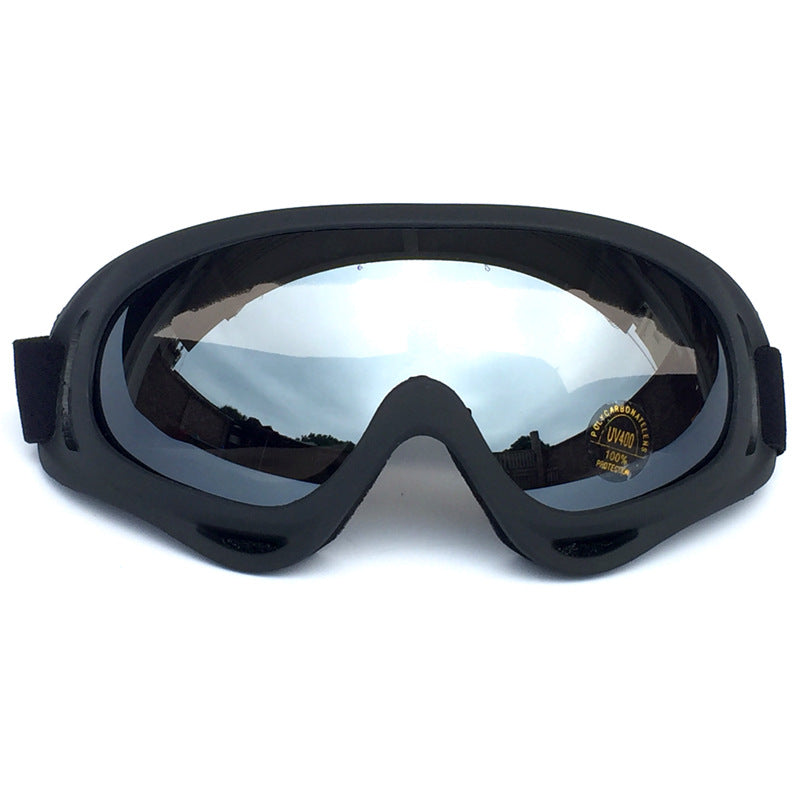 Unisex Windproof Sand Goggles For Tactical Skiing Polycarbonate Frame
