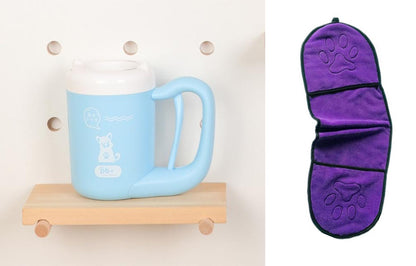 Paw Washer Cup – 360° Pet Paw Cleaning Tool with Soft Silicone Brush