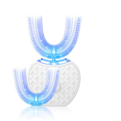 360 Degrees Automatic Electric Toothbrush Whitening Blue Light USB Charging