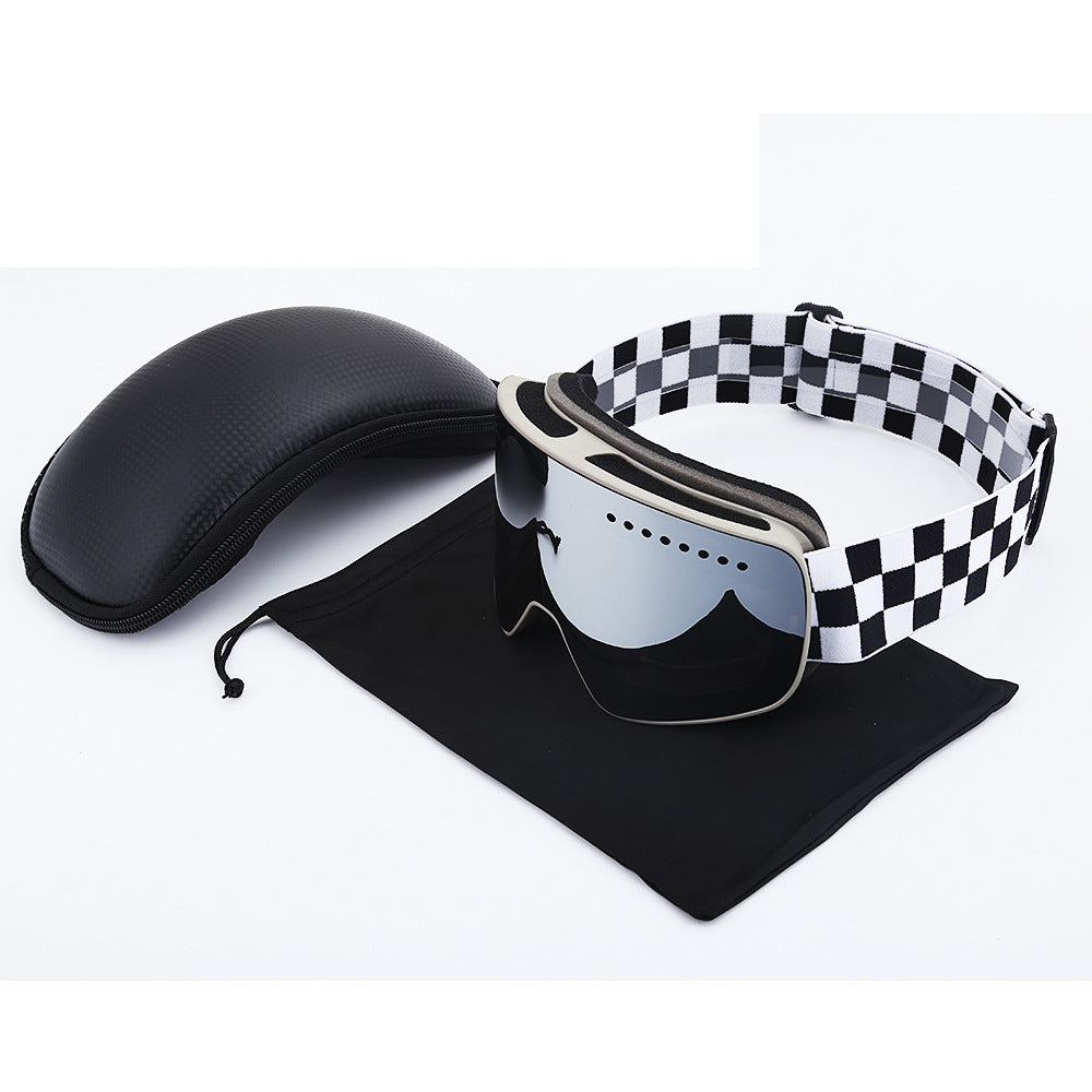 Double Layer Italian Ski Goggles Eye Protection Anti Fog Anti Radiation Sand