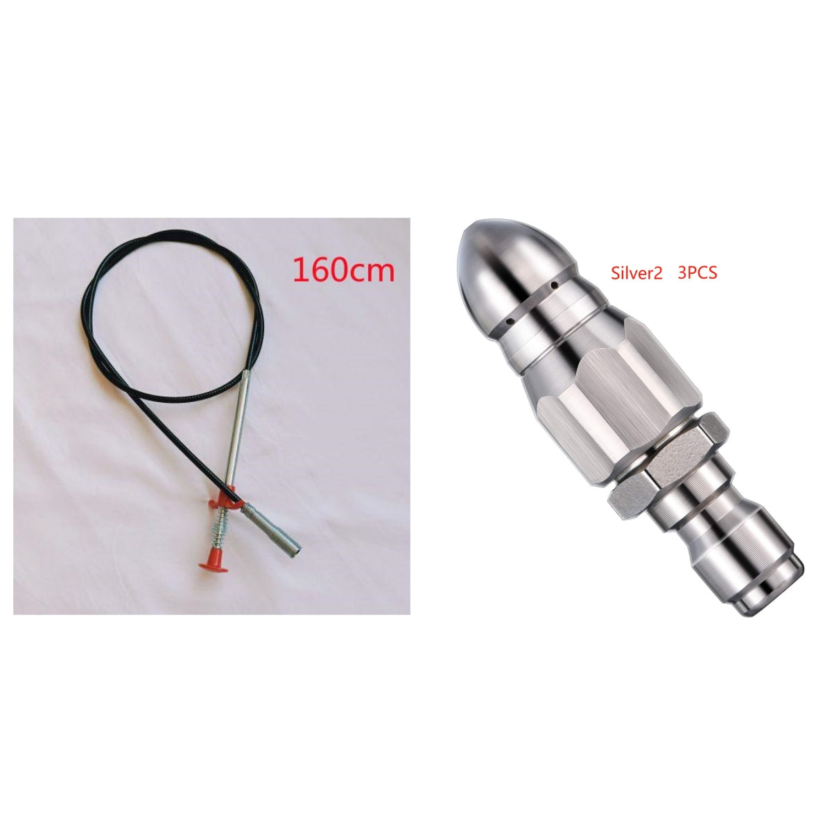 60cm Sewer Dredger Hair Cleaner Drain Clog Remover For Kitchen Sink