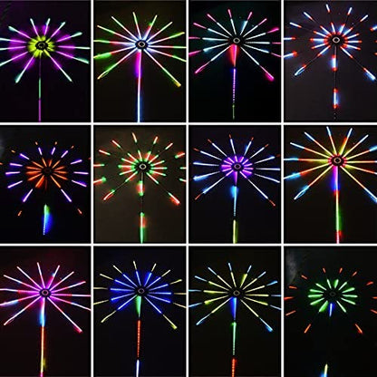 Firework LED Strip Light With Music Sync Color Changing Remote Control For Party