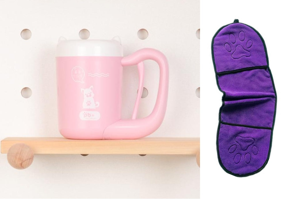 Paw Washer Cup – 360° Pet Paw Cleaning Tool with Soft Silicone Brush