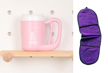 Paw Washer Cup – 360° Pet Paw Cleaning Tool with Soft Silicone Brush