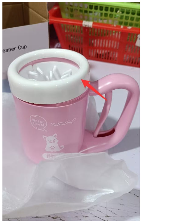 Paw Washer Cup – 360° Pet Paw Cleaning Tool with Soft Silicone Brush