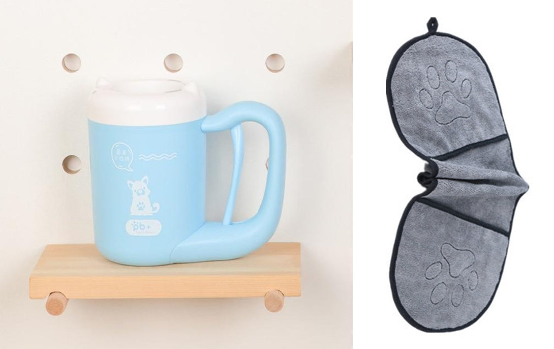 Paw Washer Cup – 360° Pet Paw Cleaning Tool with Soft Silicone Brush