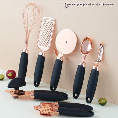 Copper Plating Kitchen Peeler Gadget Set For Household Use