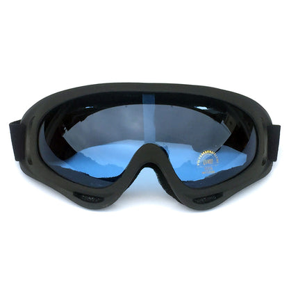Unisex Windproof Sand Goggles For Tactical Skiing Polycarbonate Frame