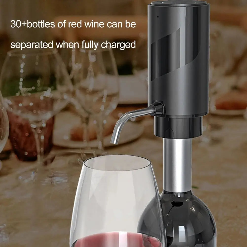 Electric Wine Aerator And Decanter Pump With One Touch Operation Gift Idea