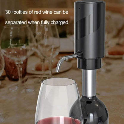 Electric Wine Aerator And Decanter Pump With One Touch Operation Gift Idea