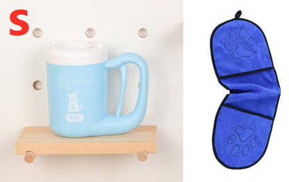 Paw Washer Cup – 360° Pet Paw Cleaning Tool with Soft Silicone Brush