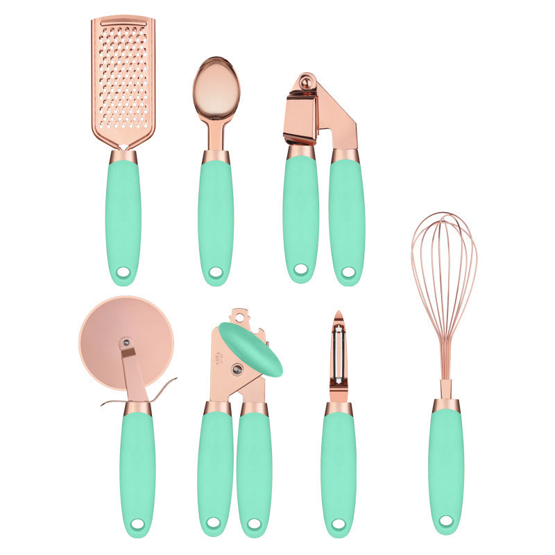 Copper Plating Kitchen Peeler Gadget Set For Household Use